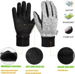 MOREOK Winter Gloves -10°F 3M Thinsulate Warm Gloves Bike Gloves Cycling Gloves for Driving/Cycling/Running/Hiking - Image 2
